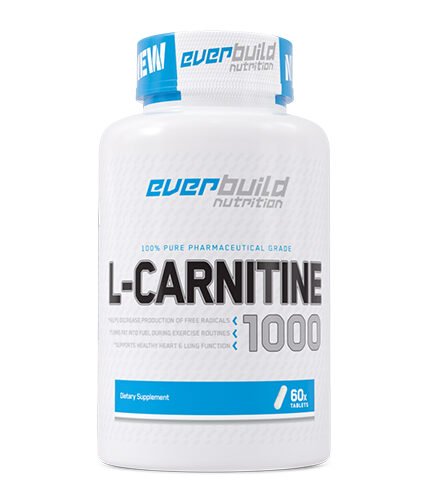 8149_everbuild-lcarnitine-1000-mg-60-tabs EVERBUILD L-Carnitine 1000 mg / 60 Tabs