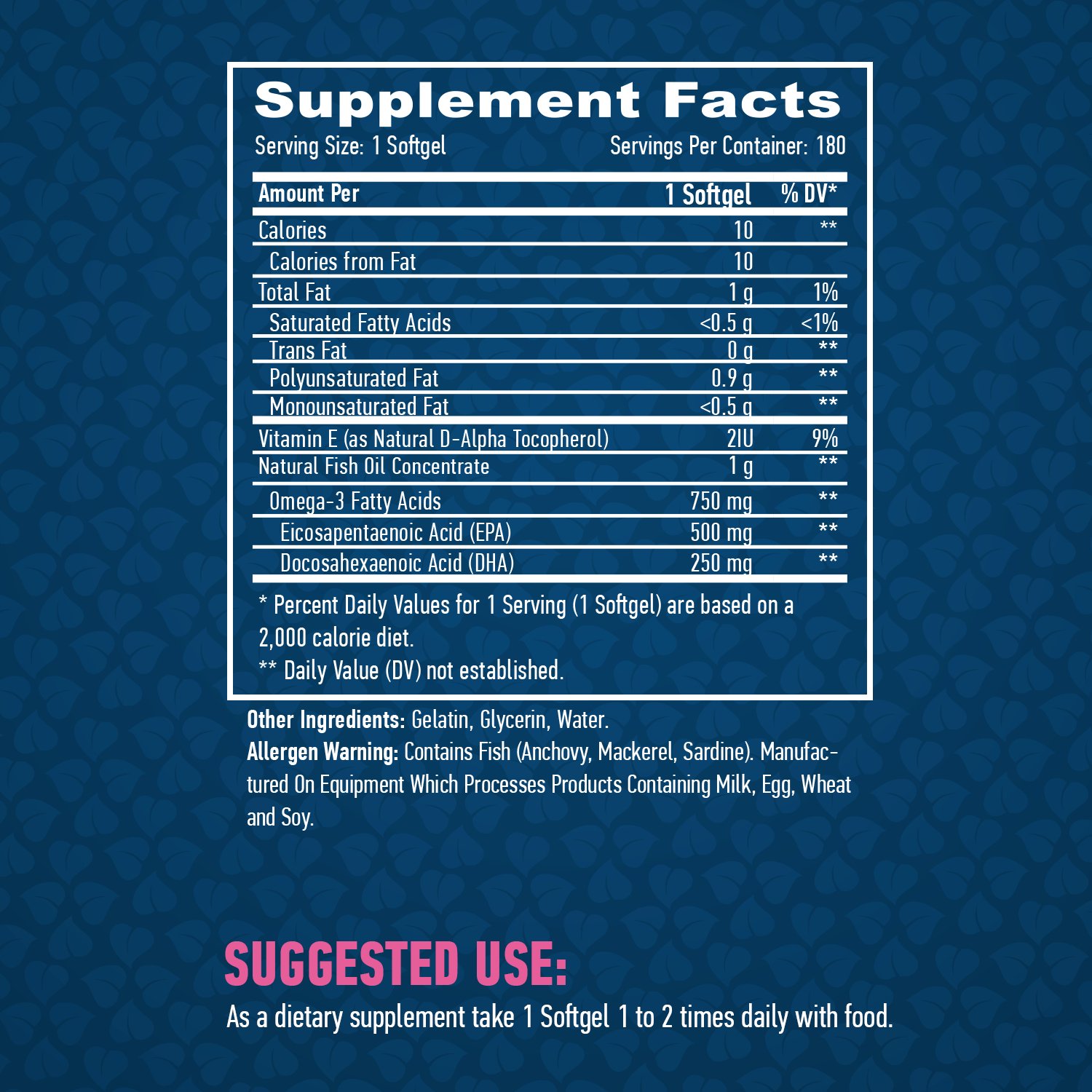 HAYA LABS Ultra Omega 3 Fish Oil / Softgels - Image 2