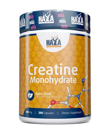 HAYA LABS Sports Creatine Monohydrate 500 mg / 200 Caps