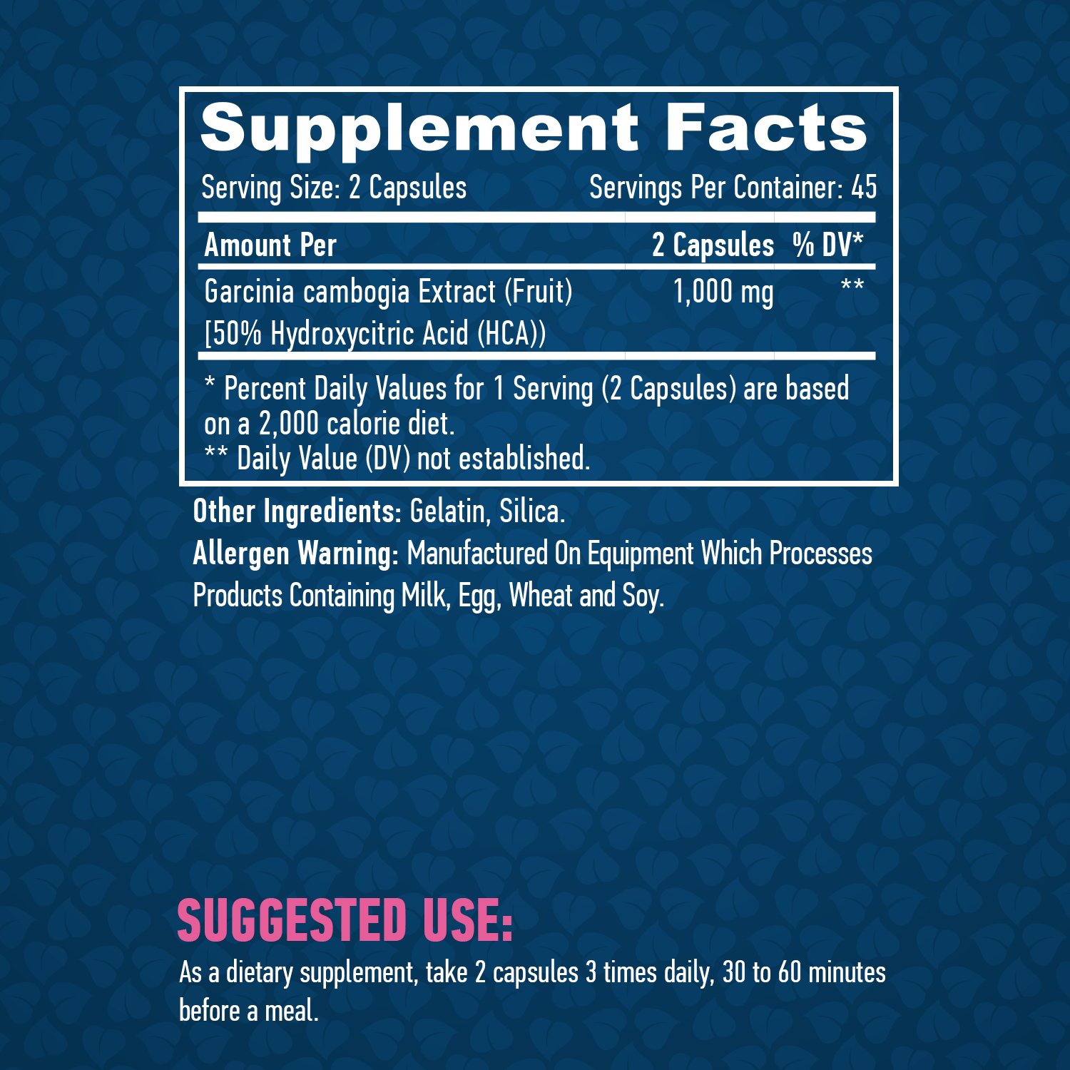 HAYA LABS Garcinia Cambogia 500 mg / 90 Caps - Image 2