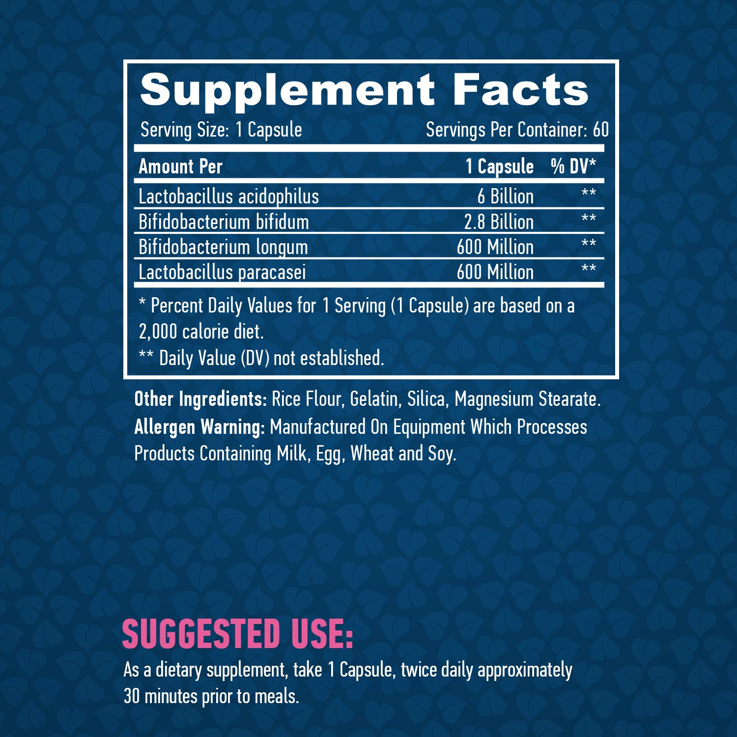 HAYA LABS 10 Billion Acidophilus & Bifidus Probiotic Complex - Image 2