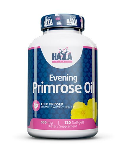HAYA LABS Evening Primrose Oil / Cold Pressed / 500 mg / 120 Softgels