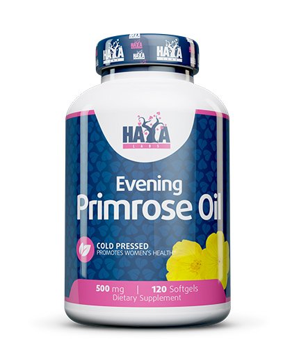 HAYA LABS Evening Primrose Oil / Cold Pressed / 500 mg / 120 Softgels