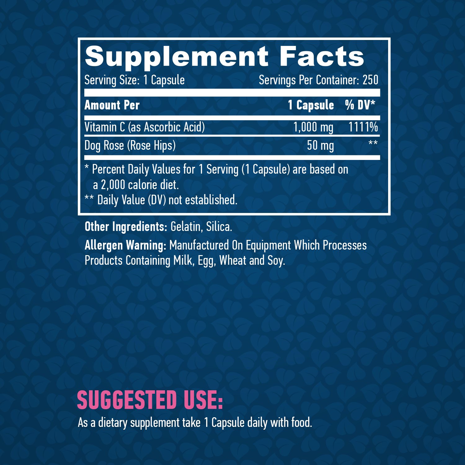 HAYA LABS High Potency Vitamin C 1000 mg with Rose Hips - Image 2