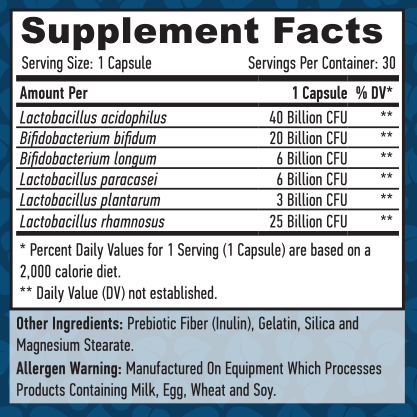 HAYA LABS Probiotic 100 Billion / Symbiotic Complex / 30 Caps - Image 2