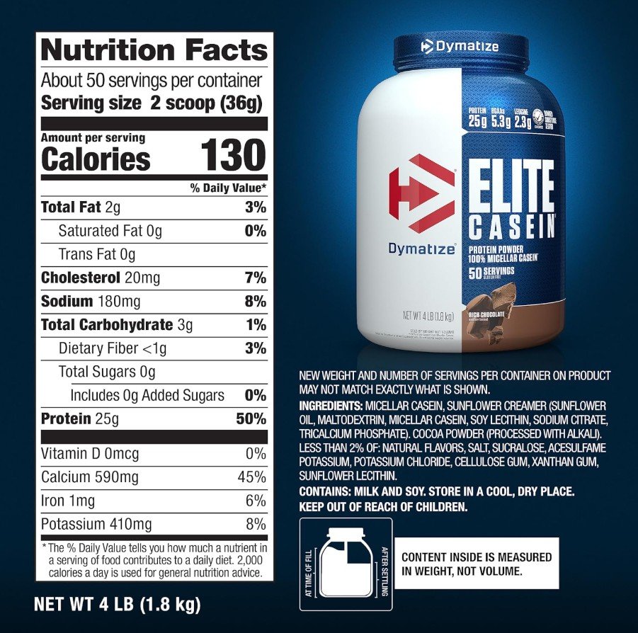 DYMATIZE Elite Casein - Image 2